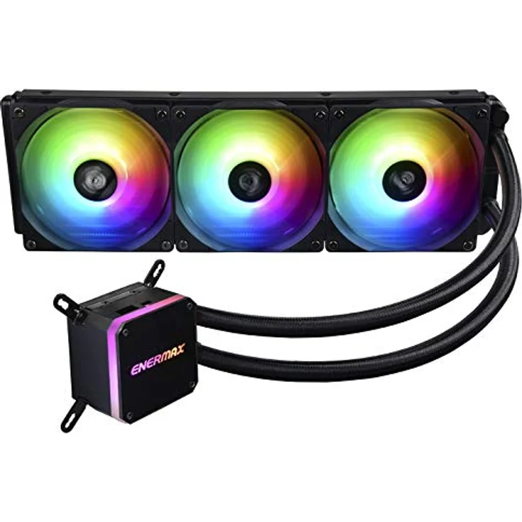 Enermax Liqmax III ELC-LMT360-ARGB - Prozessor-Flüssigkeitskühlsystem - (für: LGA1156, AM2, AM2+, LGA1366, AM3, LGA1155, AM3+, LGA2011, FM1, FM2, LGA1150, FM2+, LGA2011-3, LGA1151, AM4, LGA2066) - Kupfer - 120 mm – Bild 1
