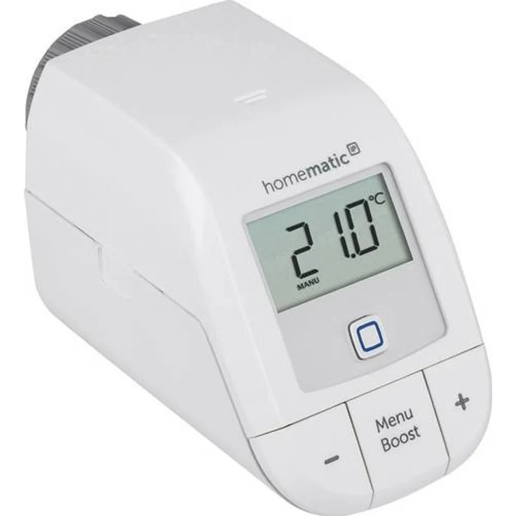 Homematic IP ?HmIP-eTRV-B Smart Home Heizkörperthermostat basic, digitaler Thermostat Heizung, Steuerung per App, Amazon Alexa, Google Assistant, einfache Installation, Energie sparen, weiß (153412A0) – Bild 2