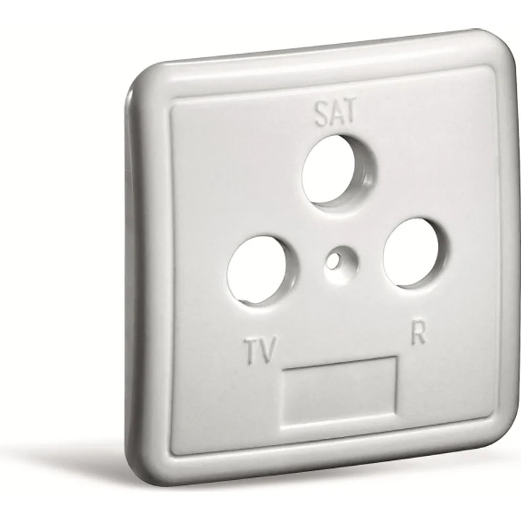 Abdeckplatte GOOBAY 67051, 3-loch, weiß