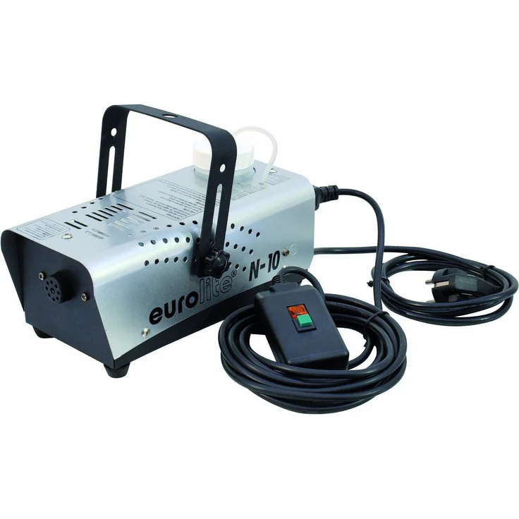 Eurolite N-10 Nebelmaschine silber | Kompakte 400-W-Nebelmaschine mit Kabelfernbedienung | Topseller für Partyräume
