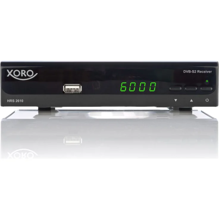 Xoro HRS 2610 Digitaler Satellitenreceiver HDMI, SCART, USB 2,0, LAN, Unicable schwarz