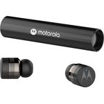Motorola VerveBuds 300 - Bluetooth 5 in Ear Mini Kopfhörer - Tragbar Ladebox und Integriertem Mikrofon - 10Std. Und Mono oder Dual-Headset - Kompatibel mit Alexa, Siri und Google Assistant - Schwarz