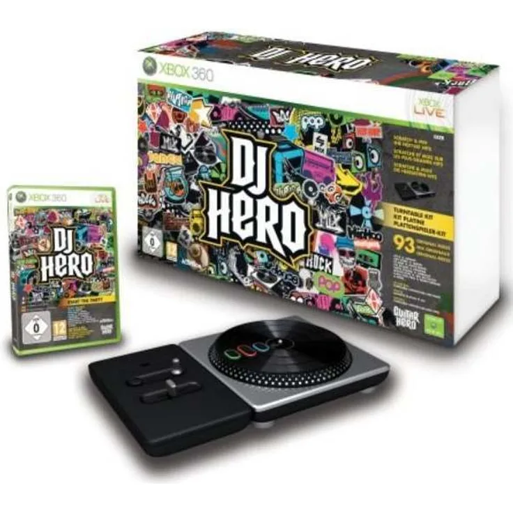DJ Hero Bundle (Turntable + DJ Hero 1) (Xbox 360)