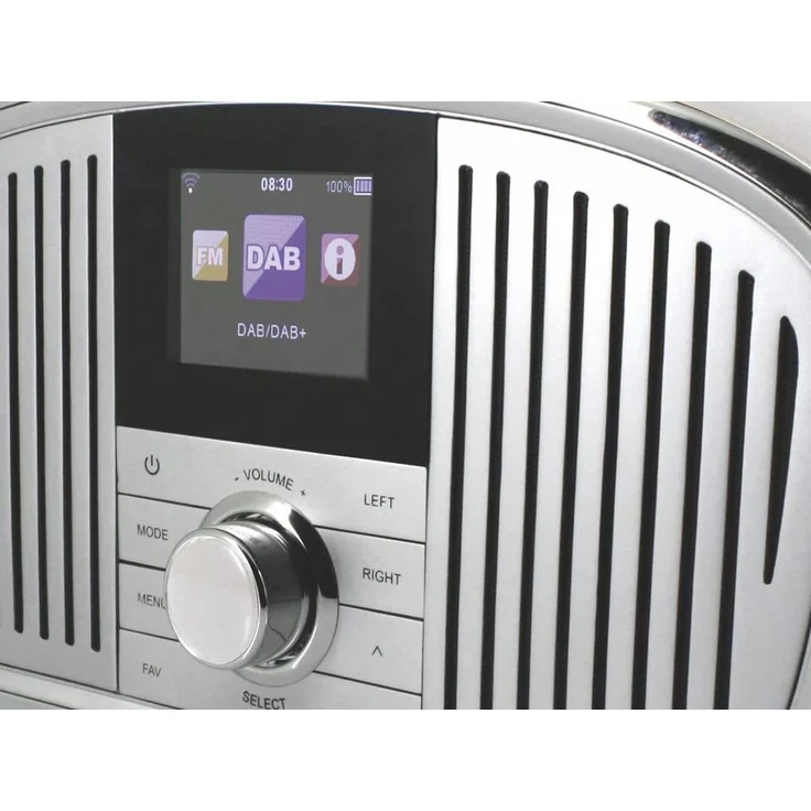 Soundmaster IR4000WE Tragbares Radio mit WLAN, LCD-Display, weiß - Preisvergleich – Bild 3