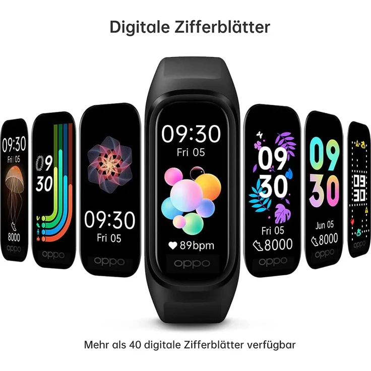 Oppo Band Sport Fitness-Tracker Unisex, Einheitsgröße, Black – Bild 4