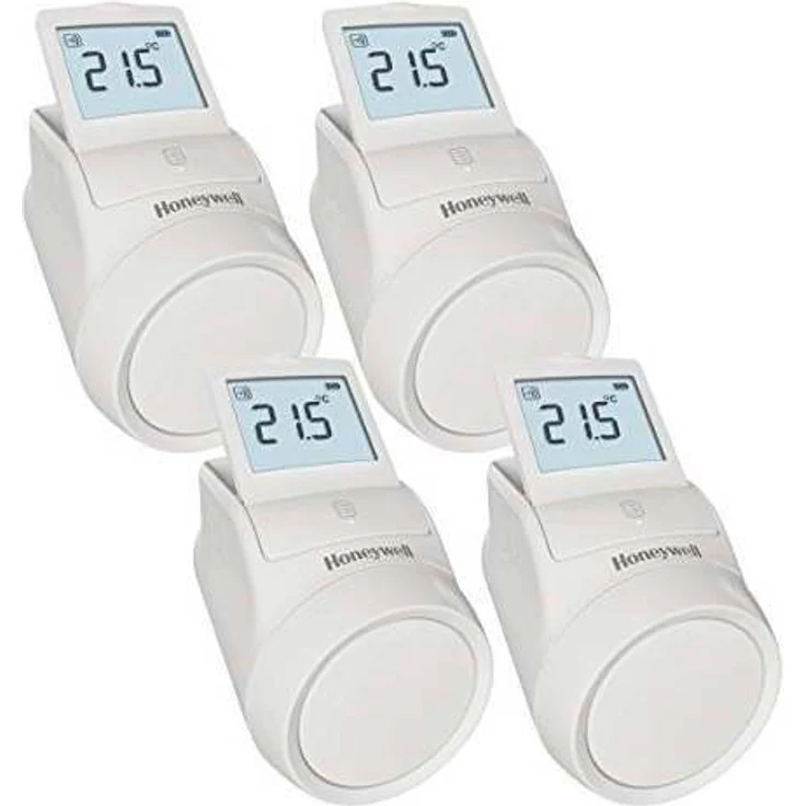 Honeywell Home evohome Heizkörperregler zur Heizungssteuerung per App und WLAN, Paket 4x HR92RT, THR0924HRT – Bild 1