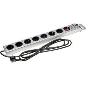 Bild für Brennenstuhl Super-Solid, Steckdosenleiste 8-fach mit Überspannungsschutz (2,5m Kabel und Schalter