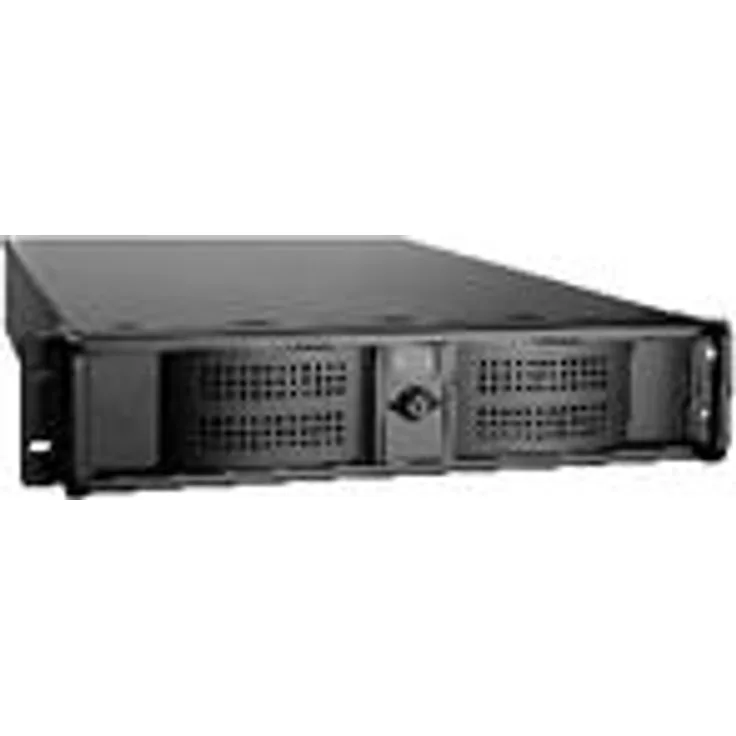 Realpower RPS19-2535 2HE Industrie-Gehäuse (1x 5,25 HDD, 6X 3,5 HDD, USB 2.0) schwarz