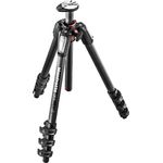 Manfrotto MT055CXPRO4 055 Carbon Stativ (mit 4 Segmenten), schwarz