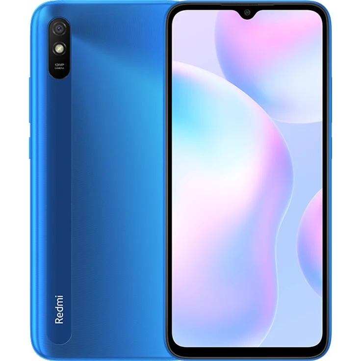 Xiaomi Redmi 9AT Smartphone 16,59cm (6,53 Zoll) Farbdisplay, 32GB interner Speicher, 2GB RAM, Dual-SIM, Android, Sky Blue – Bild 1
