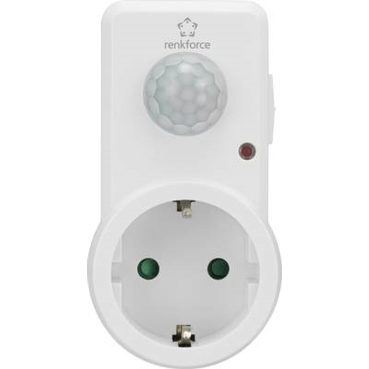 Renkforce 1588385 Zwischenstecker PIR-Bewegungsmelder 120 ° IP20 weiß 