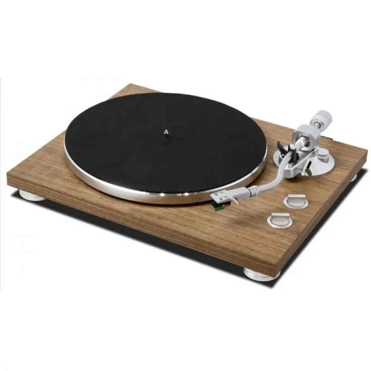 Teac TN-400BT HiFi-Plattenspieler (Schallplattenspieler, Riemenantrieb, DREI Abspielgeschwindigkeiten 33-45-78rpm, Bluetooth, USB für PC-Aufnahmen, MM-Tonabnehmersystem) Walnuss