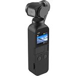 DJI Osmo Pocket, 3-Achsen Gimbal-Bildstabilisierung (1/2.3 Zoll Sensor mit 80° Sichtfeld und F2.0 Blende, Videoaufnahmen mit bis zu 4K Ultra HD bei 60 fps und 100 Mbit-s)