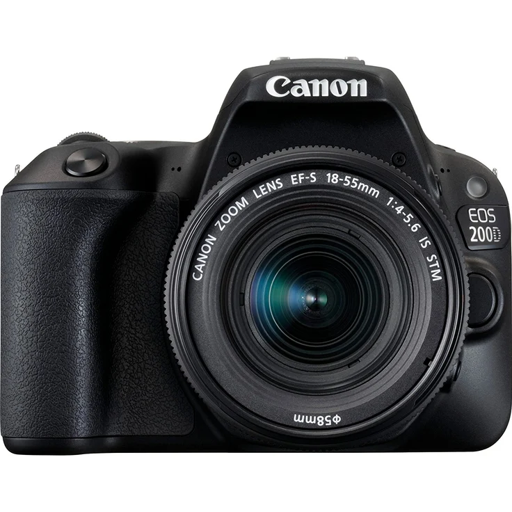 Canon EOS 200D Kit schwarz inkl. EF-S 18-55mm IS STM – Bild 1