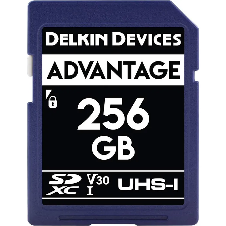Delkin Devices 256GB Advantage SDXC UHS-I (U3-V30) Memory Card