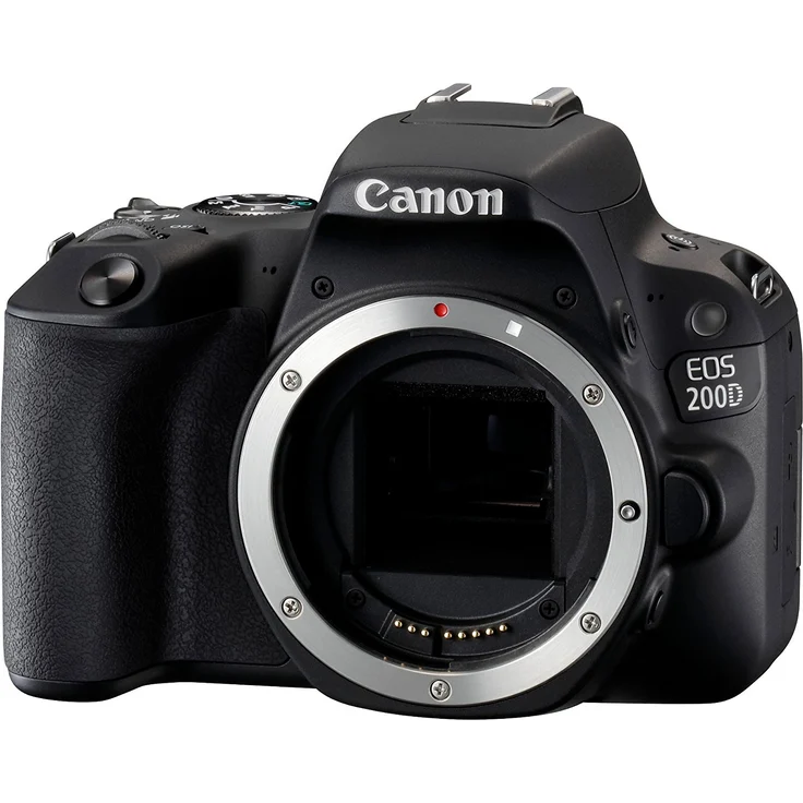 Canon EOS 200D SLR-Digitalkamera (24,2 Megapixel, 7,7 cm (3 Zoll) Display, Full-HD, APS-C CMOS-Sensor, WLAN mit NFC, DIGIC 7) nur Gehäuse schwarz + Tamron Ultra-Tele-Megazoom 18-400mm F-3.5-6.3 Di II VC HLD Objektiv für Canon schwarz – Bild 2