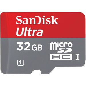 Bild für Sandisk 32GB microSDHC UHS-I (SDSDQUI-032G-U46)