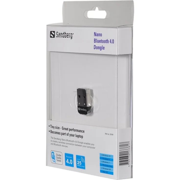 Sandberg Nano Bluetooth 4.0 Dongle - Netzwerkadapter - USB 2.0 - Bluetooth 4.0 EDR