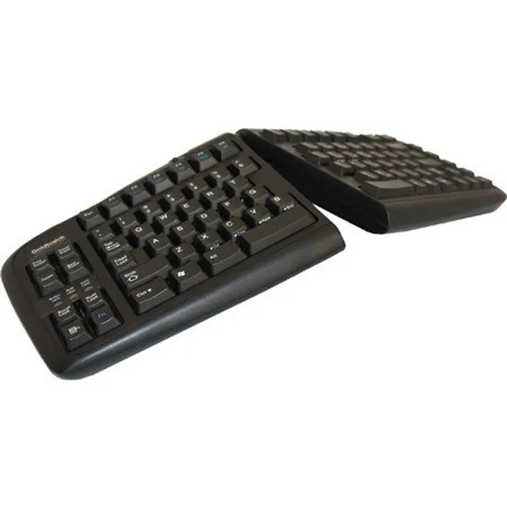 Bakker Elkhuizen Goldtouch Adjustable V2 - Tastatur - PS/2, USB - Deutsch QWERTZ - Schwarz (BNEGTBDE)