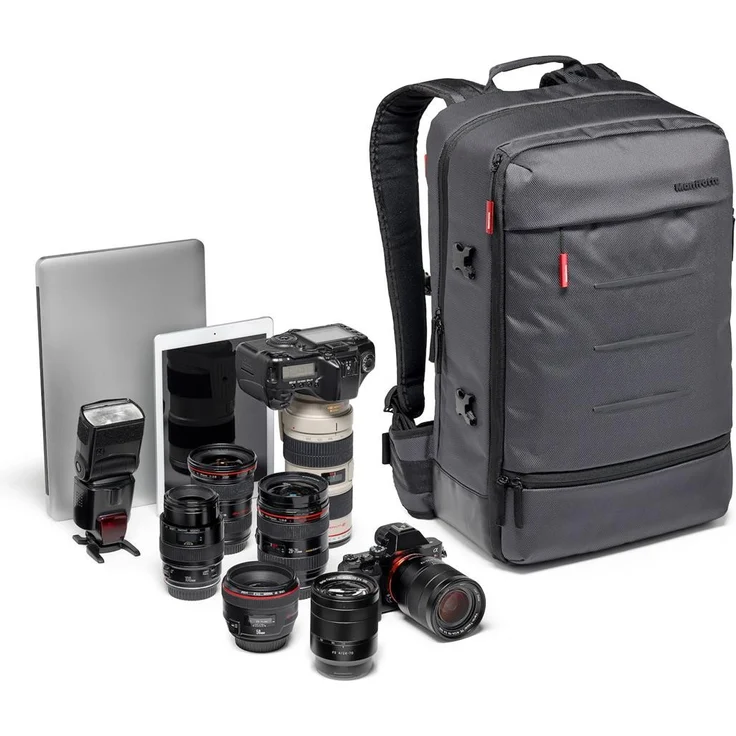 Manfrotto MB MN-BP-MV-50 Manhattan Mover-50 Foto-Rucksack mit Stativbefestigung, herausnehmbarem Kamera-Case, für DSLR- und spiegellose Kameras mit mittlerem-langem Objektiv, beschichtetes Gewebe – Bild 1