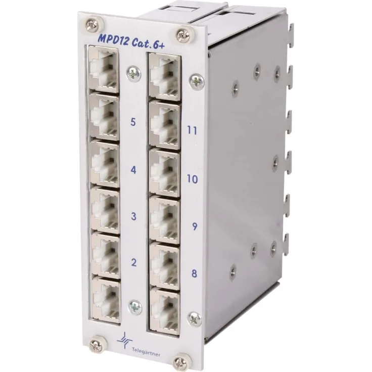 TELEGÄRTNER Mini-Verteiler Cat.6 3HE J02022A0056