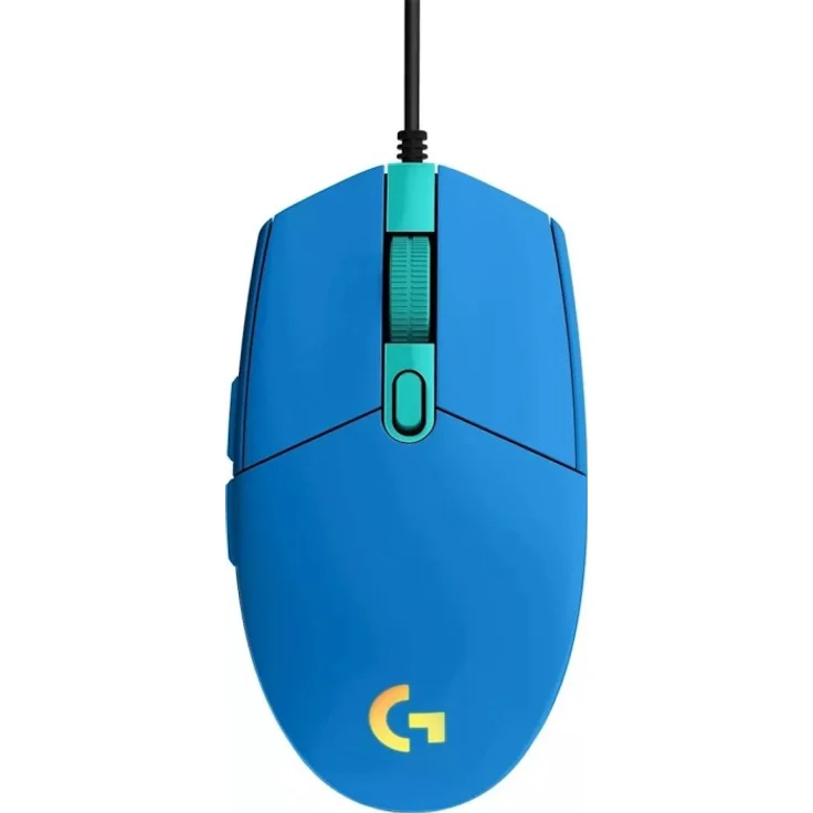 Logitech Gaming Mouse G102 LIGHTSYNC - Maus - Für Rechtshänder - optisch - 6 Tasten - kabelgebunden - USB - Blau – Bild 2