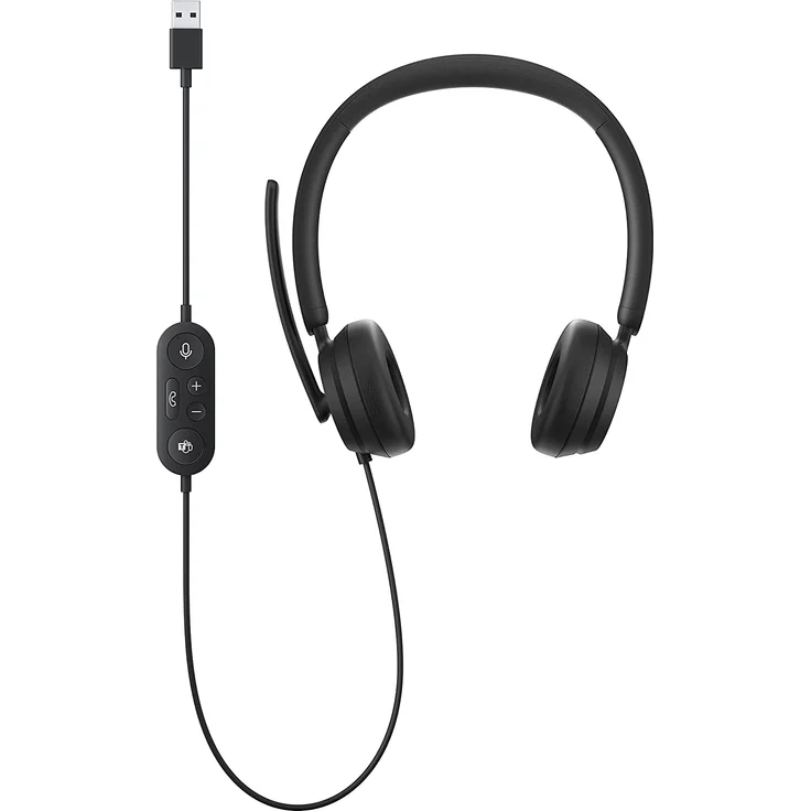 Microsoft Modern USB Headset Schwarz – Bild 1