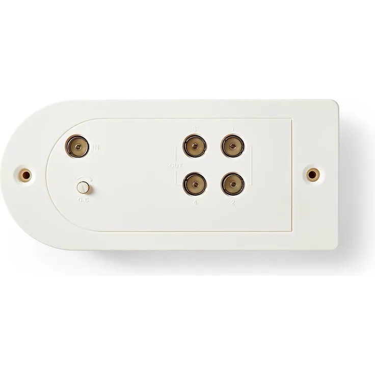 CATV-Verstärker Max. 20 dB Verstärkung 40 – 862 MHz 4 Ausgänge IEC