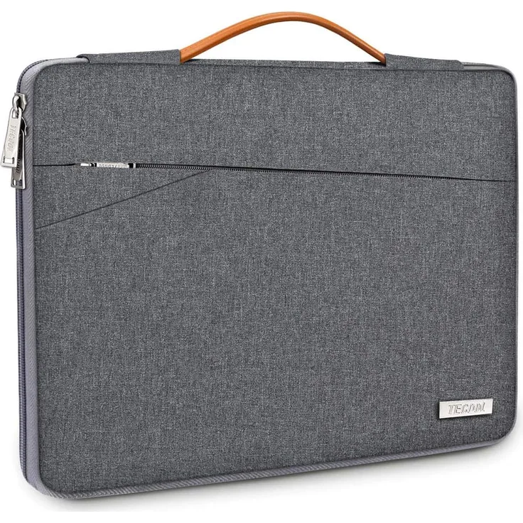 TECOOL Laptop Tasche Hülle Notebooktasche Schutzhülle mit Griff für 2010-2017 MacBook Air 13,3 Zoll, 2012-2015 MacBook Pro 13 Retina, 13.5 Surface Laptop, und 14 Zoll Ultrabook, Dunkelgrau