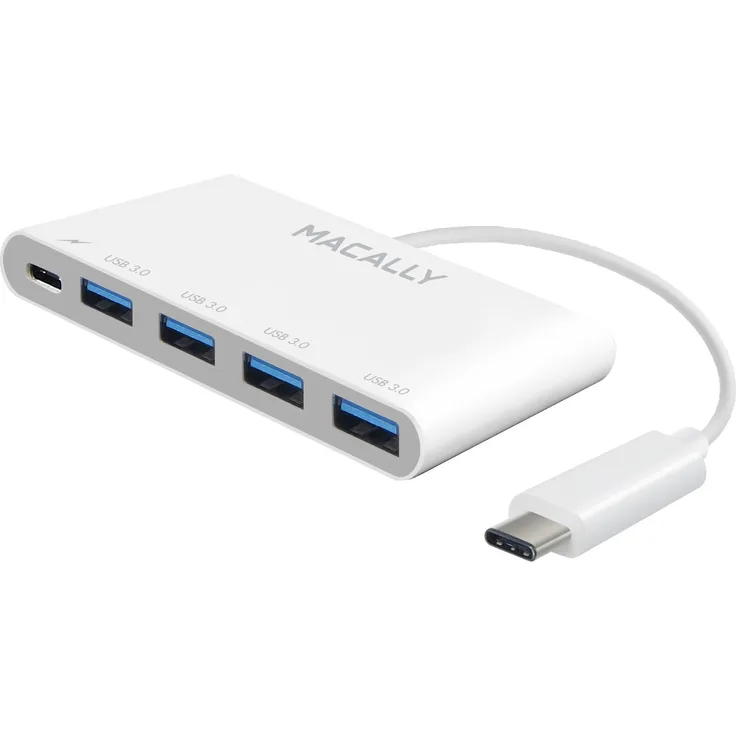 May UC3HUB4C 3.1 USB-C auf 4 Port USB-A Hub mit 1 USB-C Ladebuchse