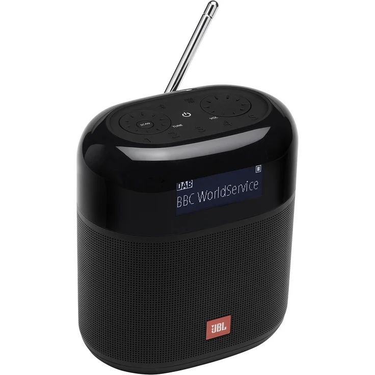 JBL Tuner XL Digitalradio mit Bluetooth, LED-Display, wasserfest, spritzwassergeschützt, schwarz – Bild 1