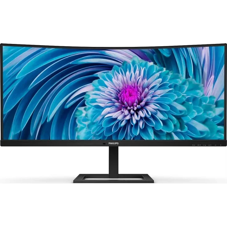 Philips E-line 346E2CUAE - 34 Zoll, UWQHD (1440p) (3440 x 1440), VA-Panel, 100Hz, 1ms, 300cd/m² (346E2CUAE/00) – Bild 1