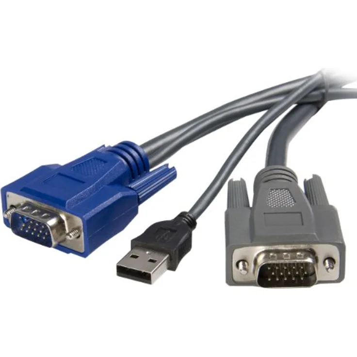 StarTech.com 1,8 m schlankes 2-in-1 USB VGA KVM-Kabel