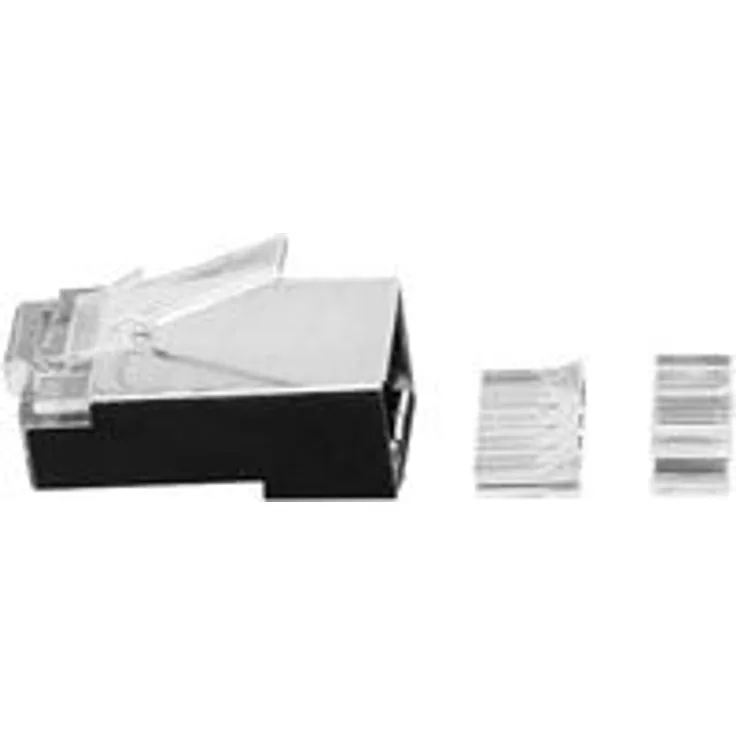MicroConnect Modular Plug - Netzwerkanschluss - RJ-45 (M) - abgeschirmt (Packung mit 50) - MicroConnect - KON512-50 - 5711783334200