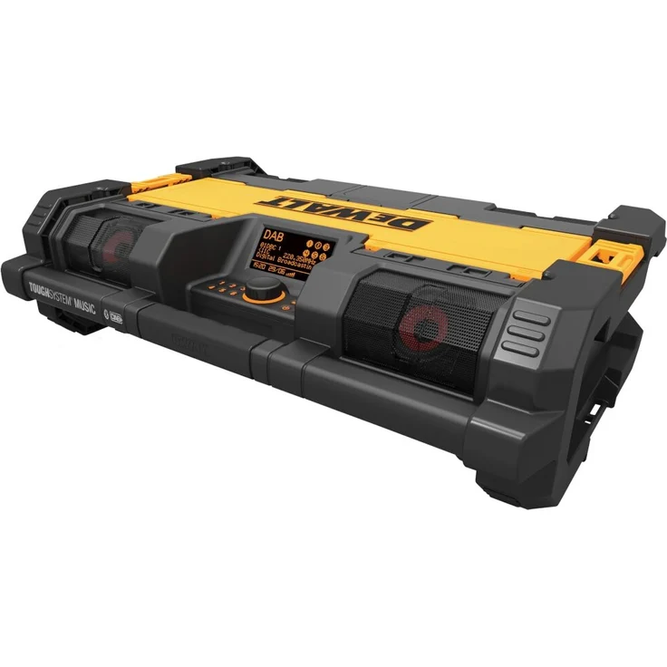 DeWalt Tough-Box Radio DWST1-75659 Baustellenradio mit Bluetooth, LCD-Display, spritzwassergeschützt, schwarz – Bild 2