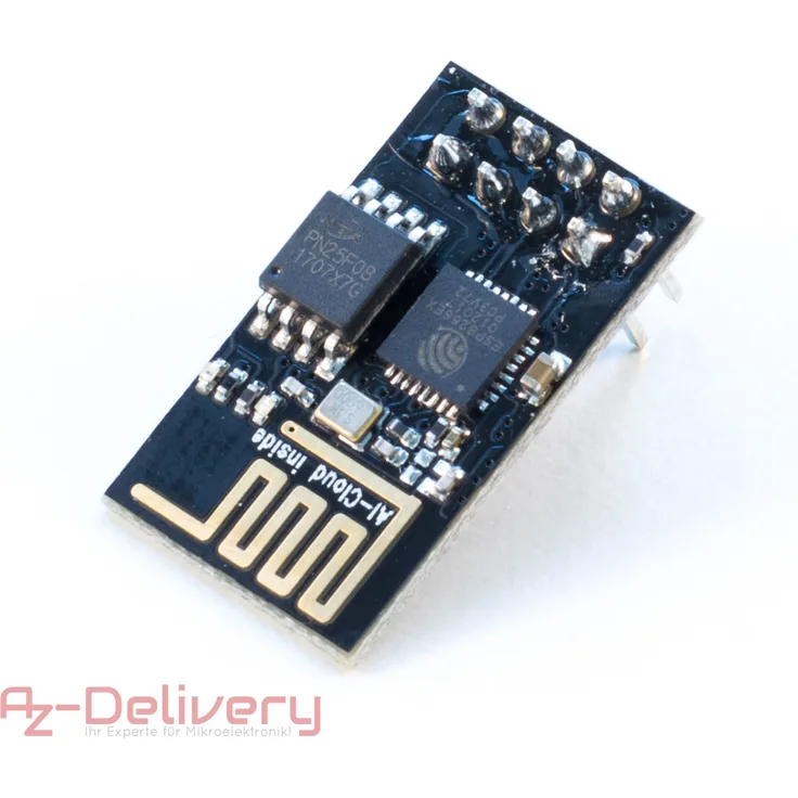 AZDelivery esp8266 01 Wlan / WiFi Modul für Arduino und Raspberry Pi mit GRATIS eBook!