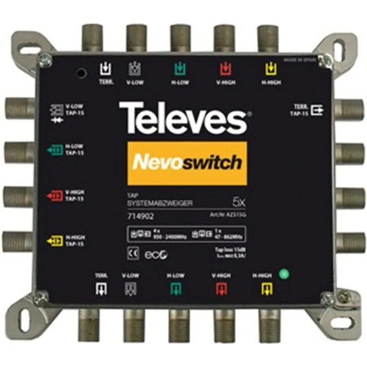 TELEVES Abzweiger 5f. Guß AZS515G