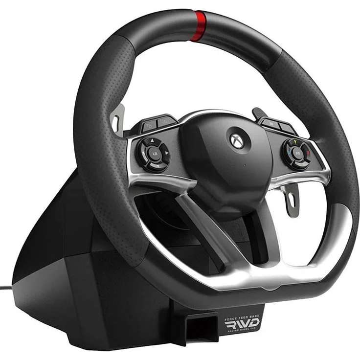 Hori Force Feedback Racing Wheel DLX Schwarz, Silber (AB05-001E) (PC, Xbox One, Xbox Series) – Bild 2