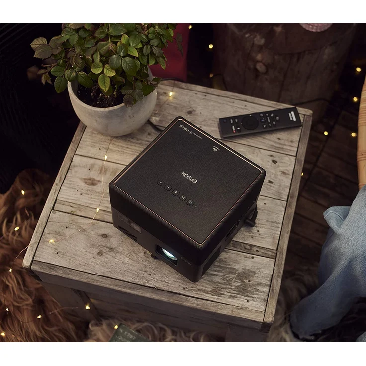 Epson EF-12 Mini-Beamer, 3LCD, Full HD (1920 x 1080), Kontrast 2500000:1, 1000 ANSI-Lumen, Bildverhältnis 16:9, WLAN, schwarz – Bild 9