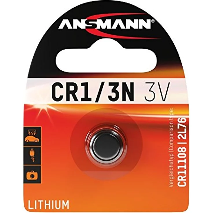 ANSMANN Lithium Batterie CR1-3N - CR11108-2L76 Batterie mit 3V und langer Haltbarkeit - Unempfindlich gegen Extremtemperaturen - Ideal für Kamera, Waage, Uhr & Fernbedienungen für Standheizungen – Bild 1