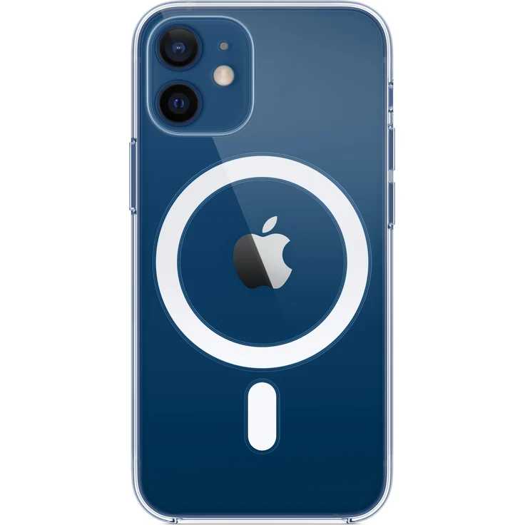 Apple MHLL3ZM/A Clear Case mit MagSafe, geeignet für Apple iPhone 12 mini, Handy-Schutzhülle, transparent – Bild 3