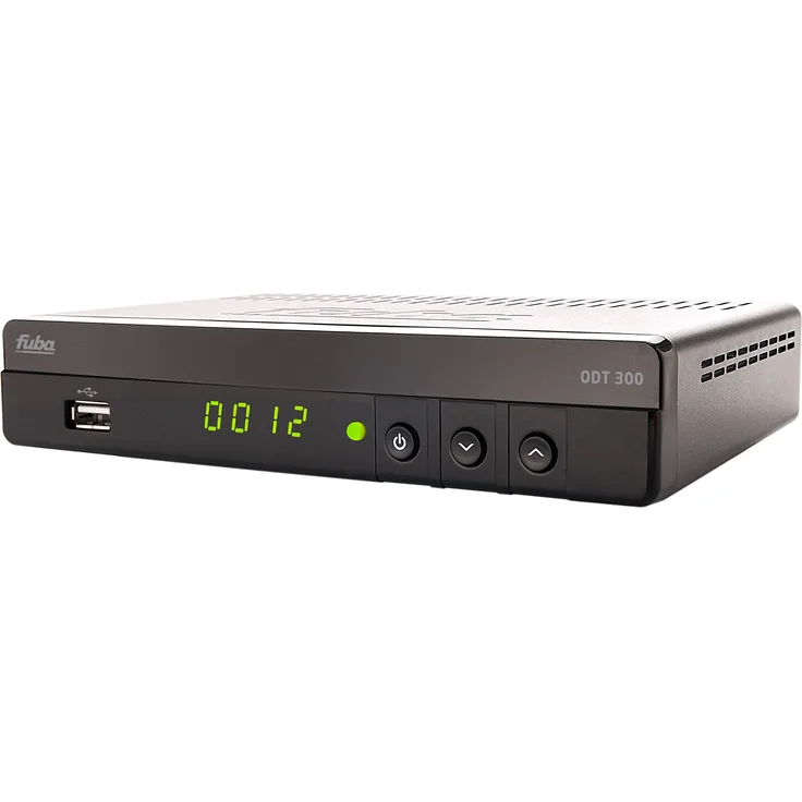 Fuba ODT 300 ODT 300 FullHD DVB-T2 HD Receiver (H.265 HEVC Irdeto USB PVR) Schwarz