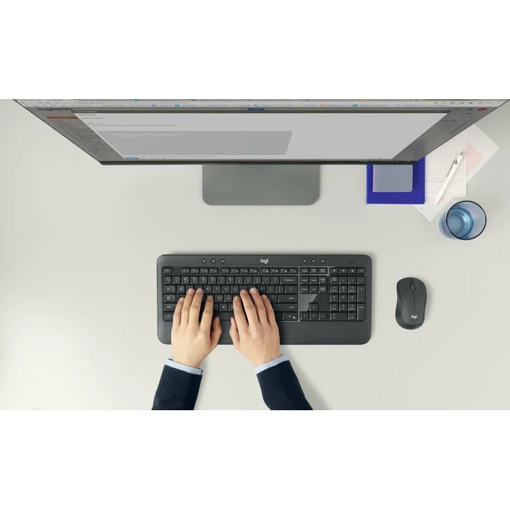 Logitech MK540 Advanced - Tastatur-und-Maus-Set - kabellos - 2.4 GHz - Deutsch QWERTZ (920-008675) – Bild 4
