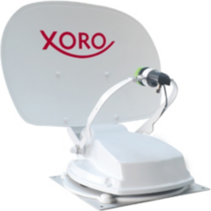 Xoro MTA 55-BT 55cm Vollautomatisches Satelliten-Antenne mit Steuergerät für Caravan-Wohnwagen-Camping
