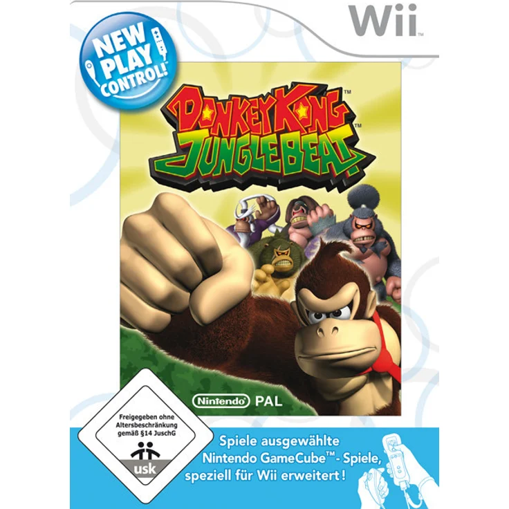 Donkey Kong Jungle Beat - New Play Control (Wii)