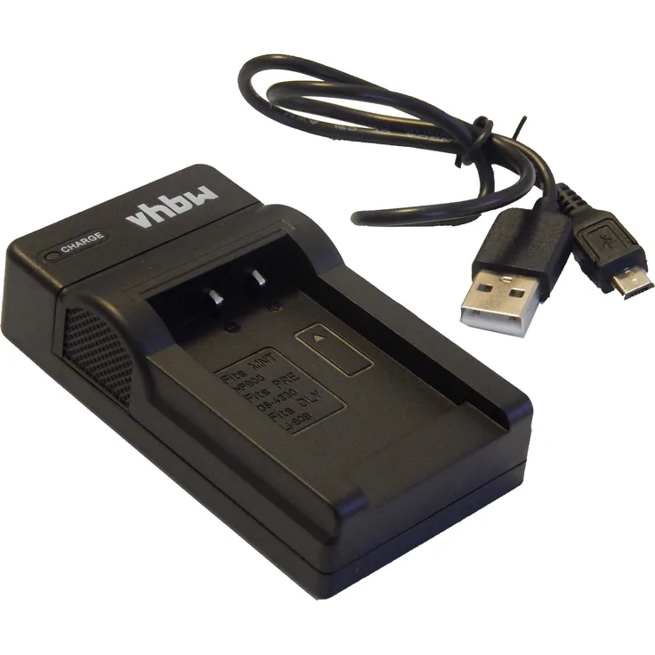 vhbw USB Ladegerät Ladekabel passend für Kamera Olympus FE-290, FE-300, FE-3010, FE-310, FE-320, FE-330, FE-340, FE-350 wide, FE-360.