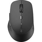 Rapoo M300 kabellose Multimodus-Maus - Bluetooth 3.0, 4.0, 2,4 GHz, 1.600 DPI Sensor, geräuschlose Tasten, dunkelgrau