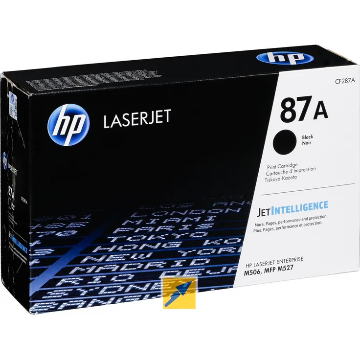 HP Toner CF 287 A schwarz No. 87 A