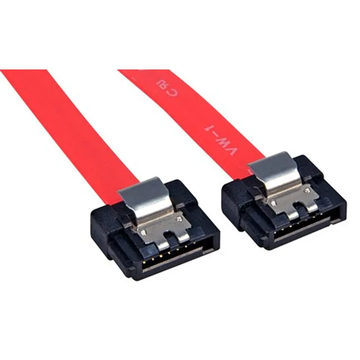 LINDY Internes SATA - Kabel mit extrem kurzen Latch-Steckern, 0,20 m