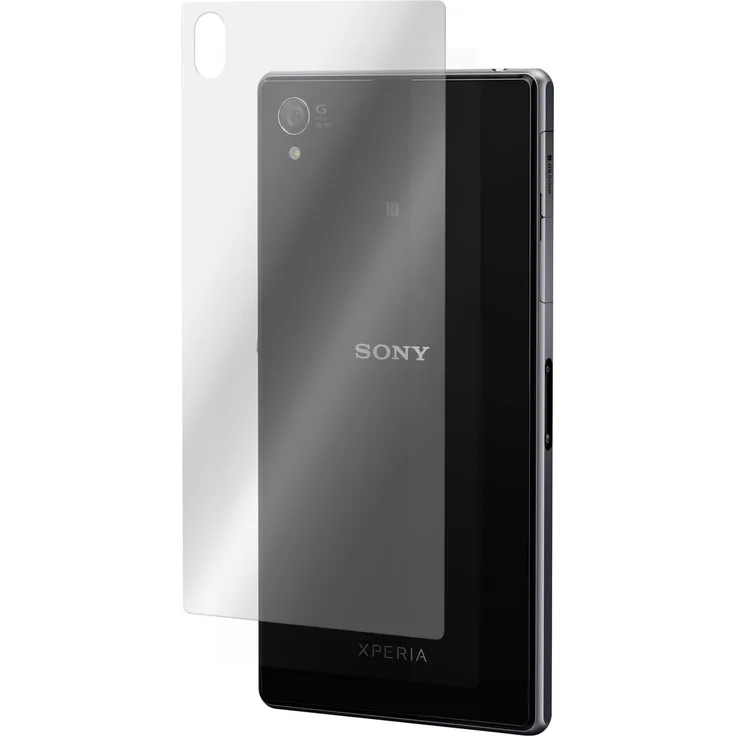2 x Glas-Folie Rückseite klar für Sony Xperia Z1 PhoneNatic Panzerglas für Xperia Z1